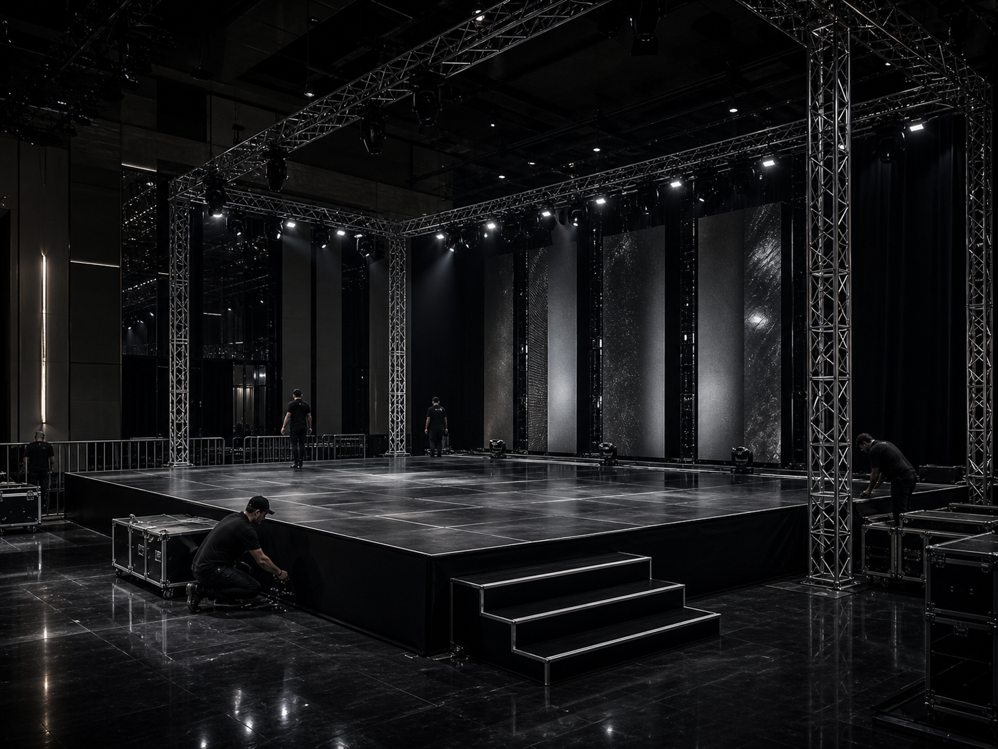 Stage Setup & Barricade Rental Equipment Rental
